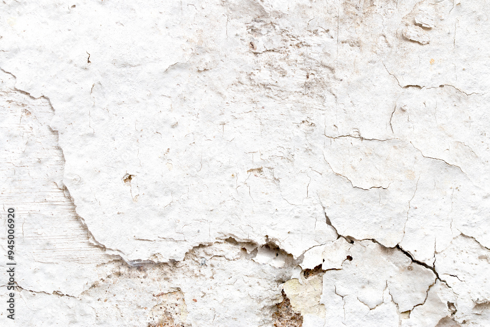 Obraz premium Light Gray Stucco Wall Texture. Abstract Background