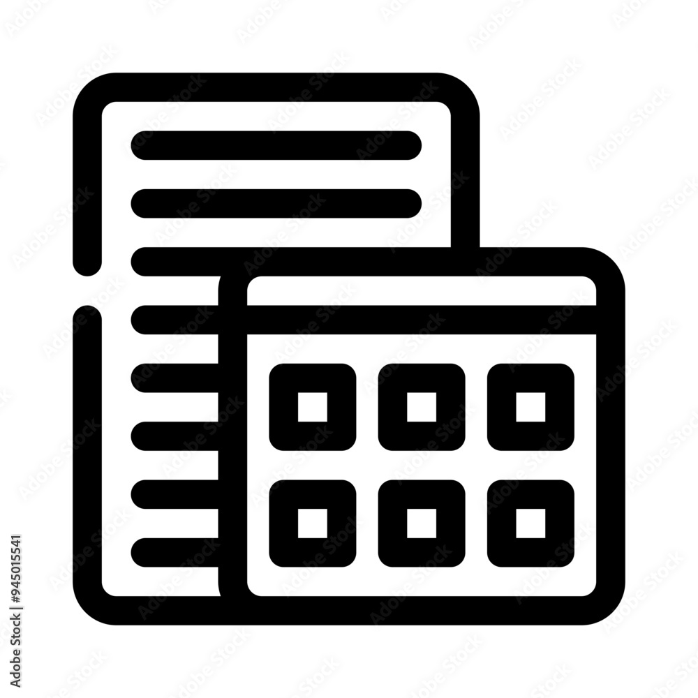 tasks line icon tasks line icon