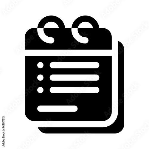 writing glyph icon