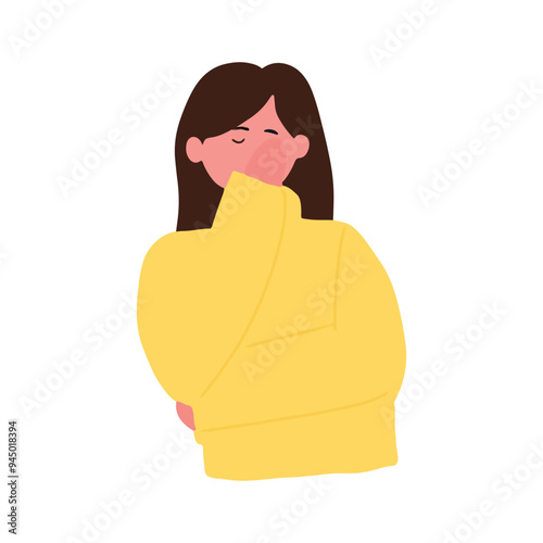 cartoon character woman depression. anxiety, frustation, sad. Sad frustrated characters set. People in anxiety, grief, depression. Frustration, sadness, sorrow emotions.