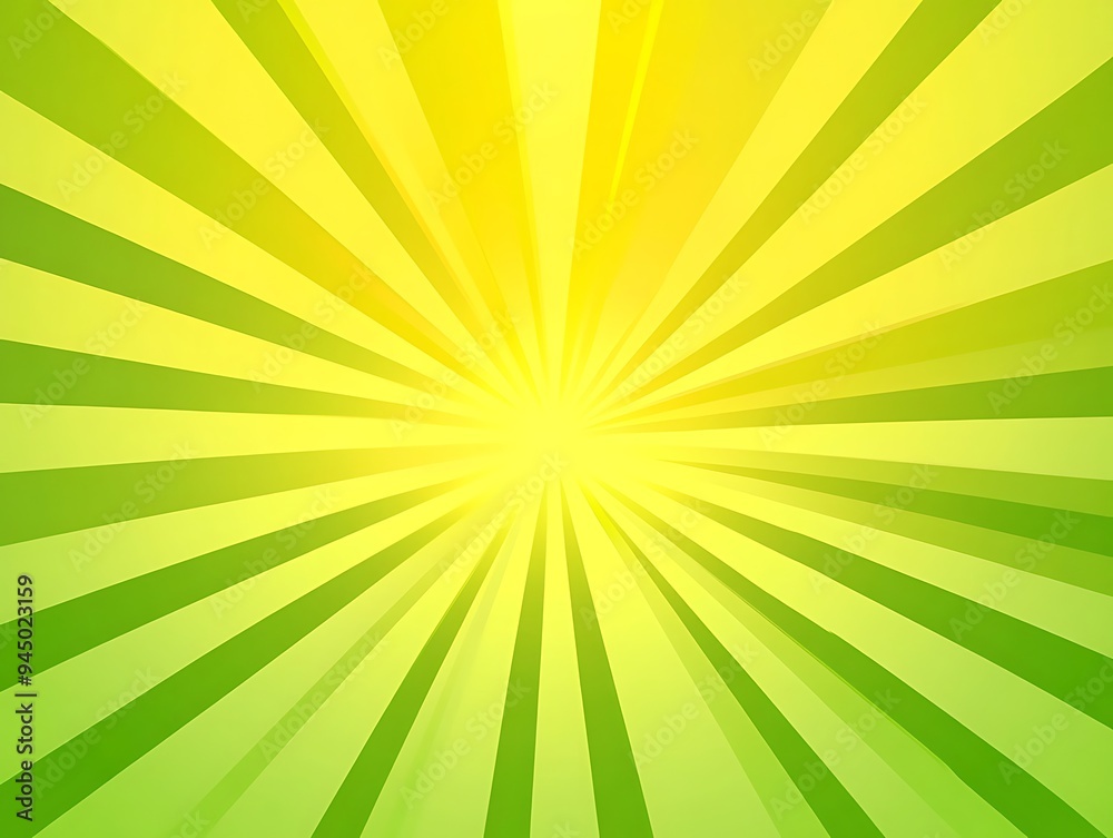 Suburst cartoon background with light green Suburst cartoon background with light green