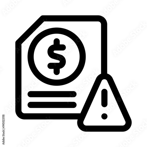 debt line icon