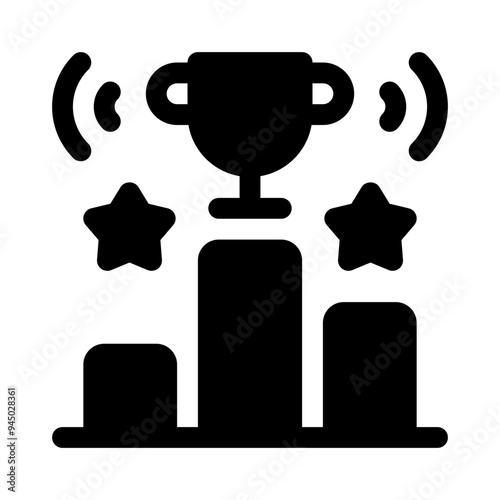 leaderboard glyph icon