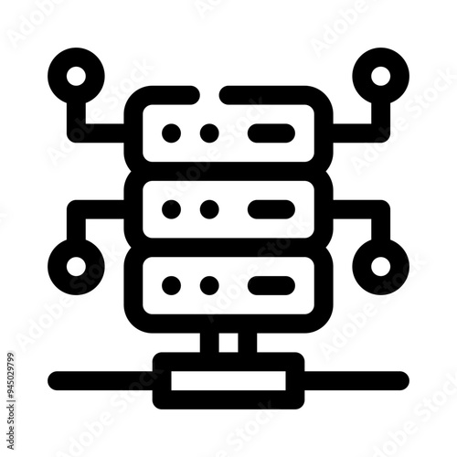 bandwidth line icon