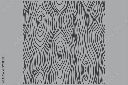 Modern wood grain seamless pattern with intricate textures and abstract line elements, ideal for backgrounds, wallpapers, and textiles, resulting in a visually striking design. Isolated vector illustr