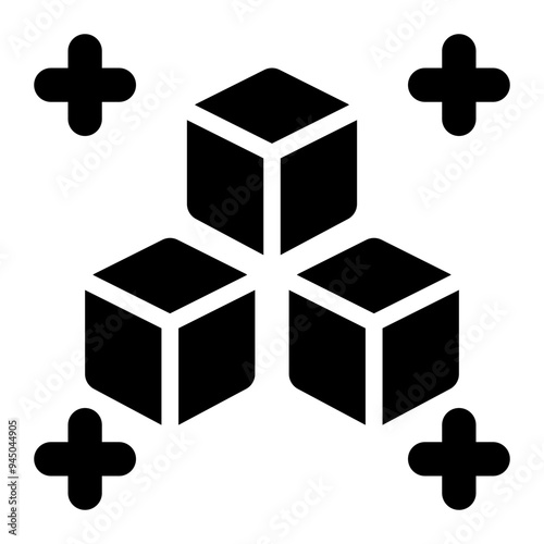 excess stock, surplus, stock, over stock, excrescent solid or glyph icon