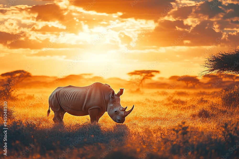 Fototapeta premium rhino