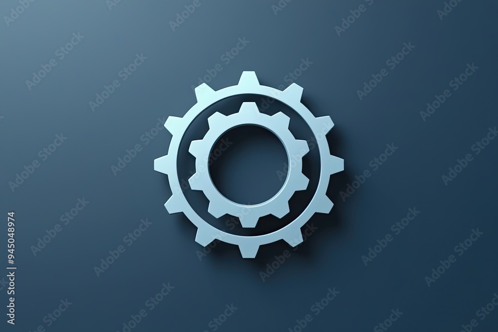 Wireframe Artwork of a Cog on Slate Blue Background - Mechanical Engineering Iconography for Project Innovation and Operational Strategy Visualization Wireframe Artwork of a Cog on Slate Blue Background - Mechanical Engineering Iconography for Project Innovation and Operational Strategy Visualization
