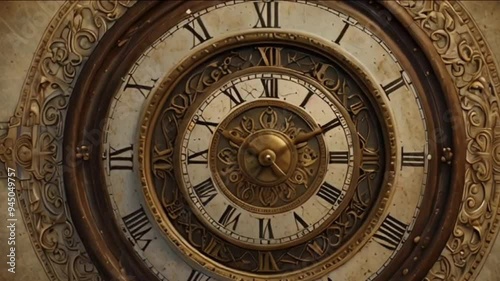 antique clock face