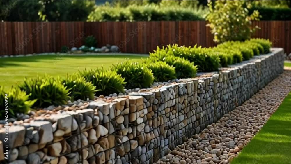 fence in the garden