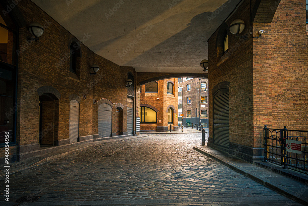 Naklejka premium Old London streets