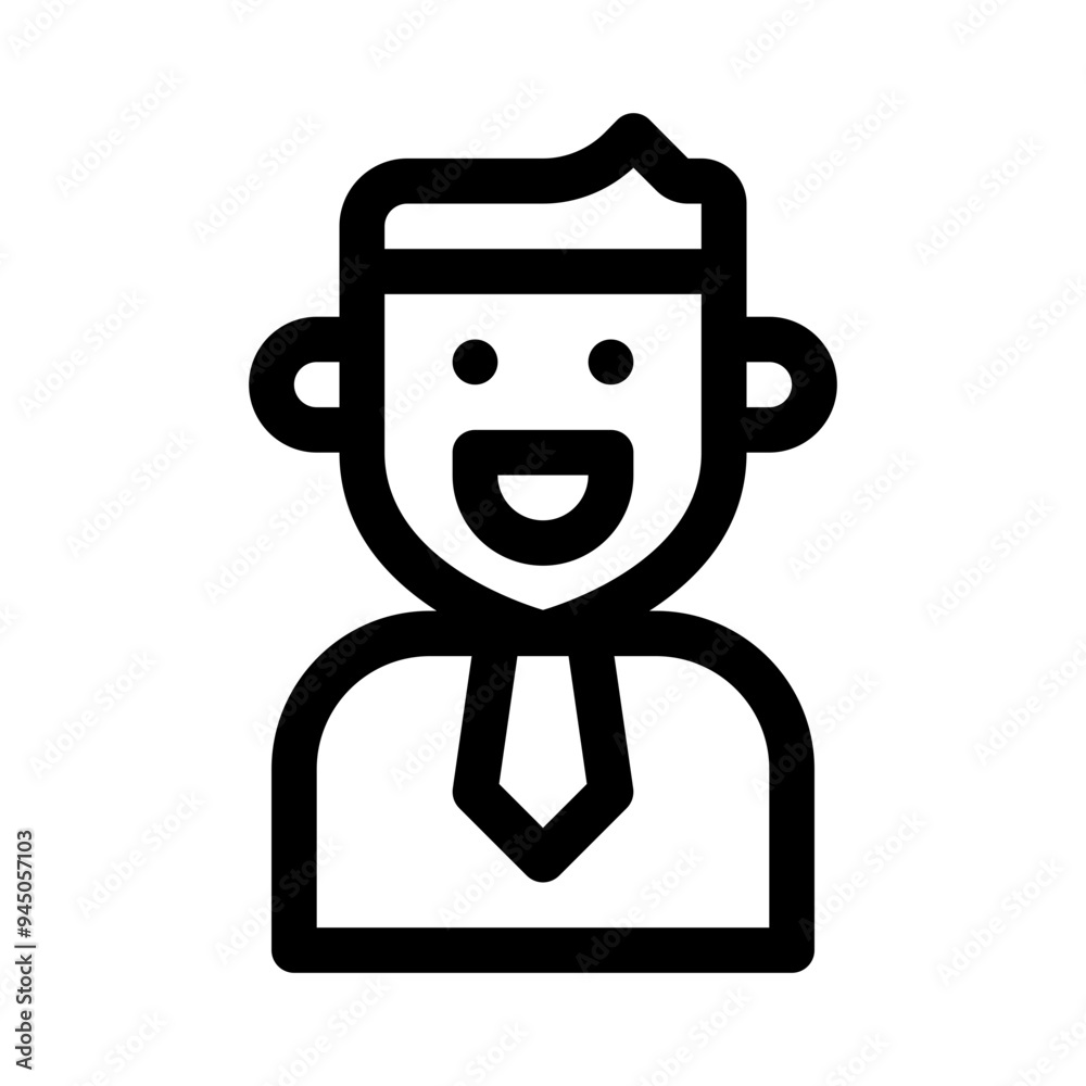 businessman line icon businessman line icon