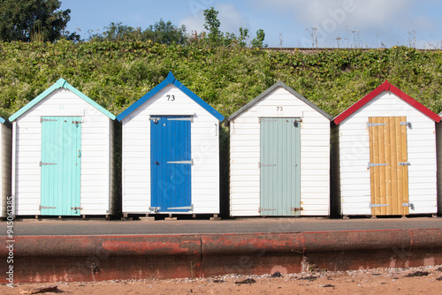 beach huts at the beach