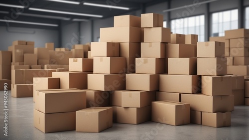 Image of a wholesale stockpile full of boxes.