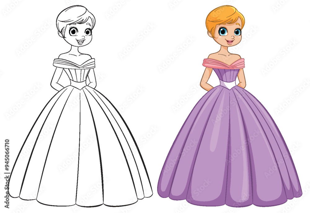 Princess Character Illustration Princess Character Illustration