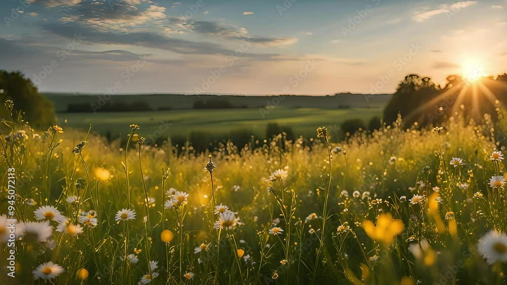 field of flowers