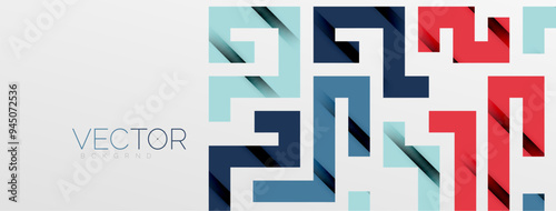 Color bend lines with shadow texture effect. Vector Illustration For Wallpaper, Banner, Background, Card, Book Illustration, landing page