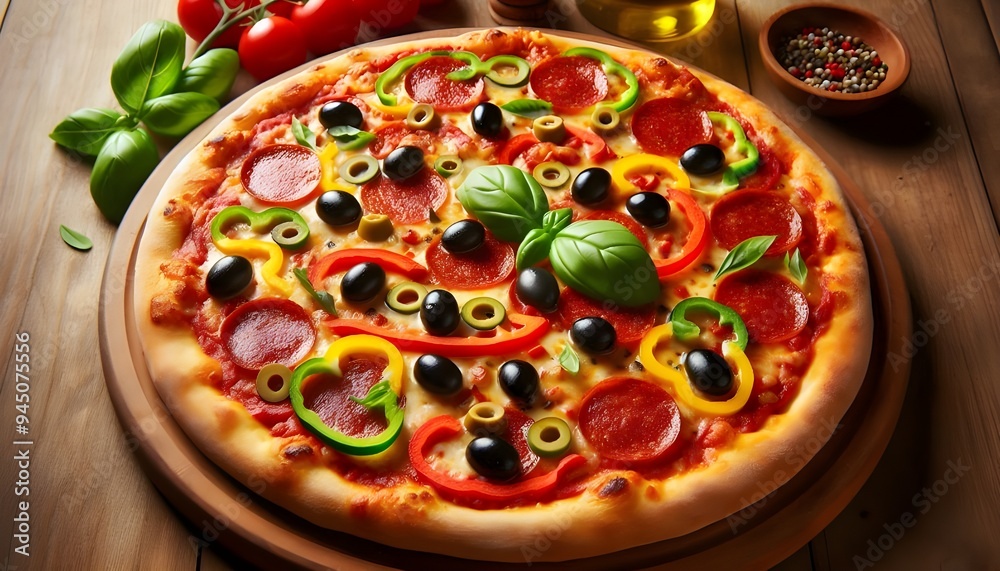 Pizza isolated on transparent background Pizza isolated on transparent background
