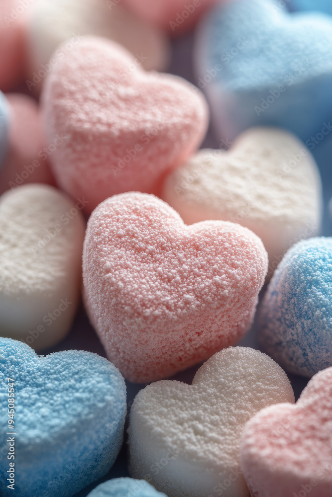 Colorful Pastel Marshmallow Background