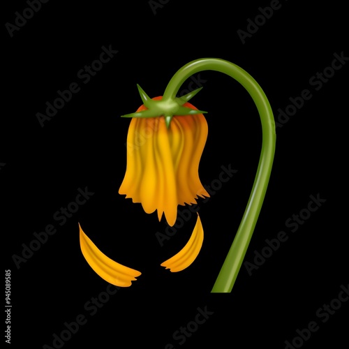 Wilted Flower Emoji
