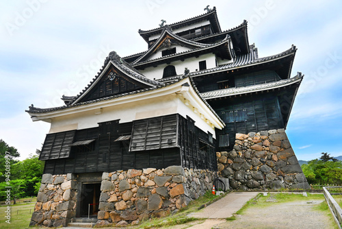 江戸時代に築城 島根県松江城の国宝天守 photo