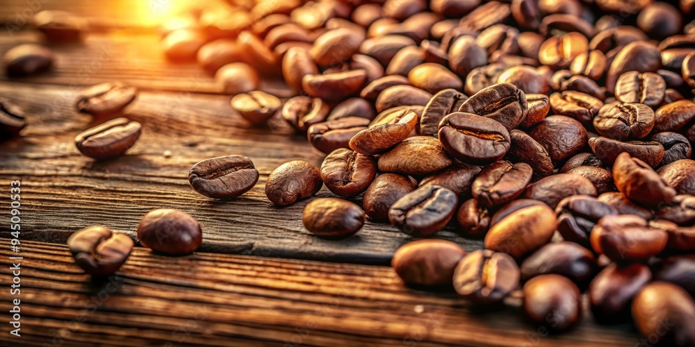 Richly textured close-up of coffee beans on a rustic board, drying in warm sunlight, with faint crevices and subtle brown hues, evoking an earthy and calming mood. Richly textured close-up of coffee beans on a rustic board, drying in warm sunlight, with faint crevices and subtle brown hues, evoking an earthy and calming mood.