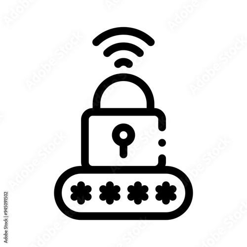 Wi line icon