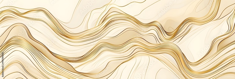 Luxury gold abstract line art background vector. Mountain topographic map background with golden lines texture, 17:9 wallpaper design for wall arts, fabric , packaging , web, banner, app, wallpaper Luxury gold abstract line art background vector. Mountain topographic map background with golden lines texture, 17:9 wallpaper design for wall arts, fabric , packaging , web, banner, app, wallpaper