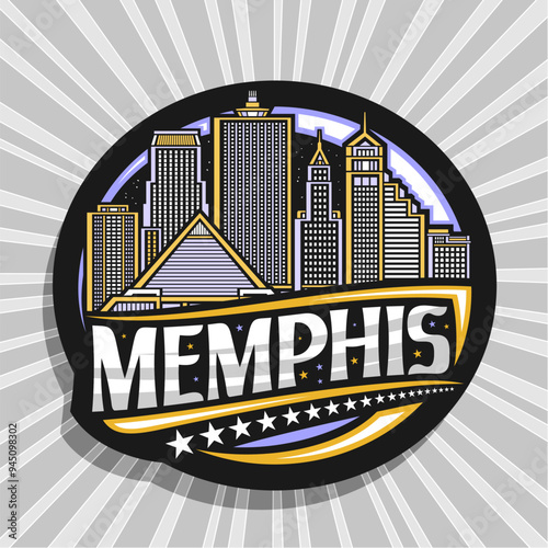 Vector logo for Memphis