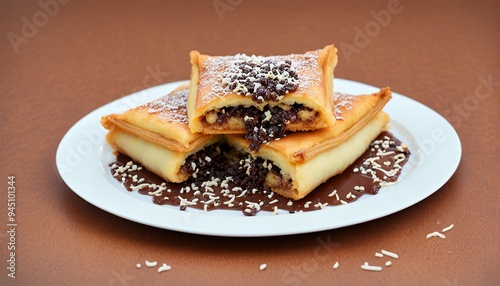 cake with chocolate