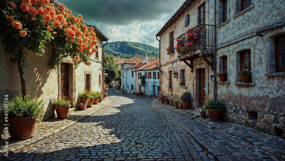 Fototapeta premium street in the old town