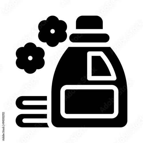 fabric softener glyph icon