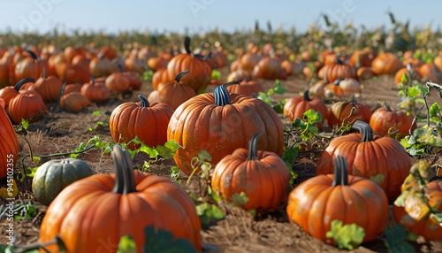 Pumpkins Autumn Harvest season.
