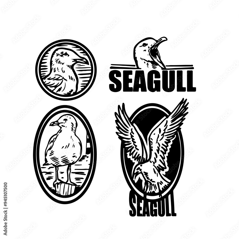 Seagull logo for free sea Seagull logo for free sea