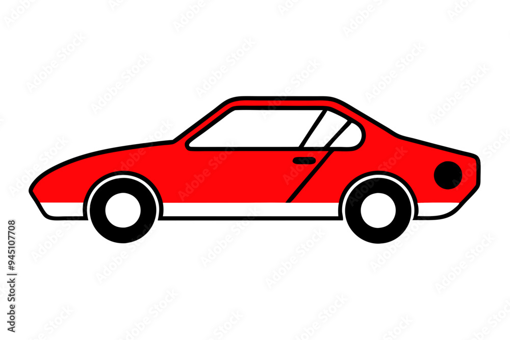 Stylish Car Drawing Vector Graphics for Creative Use Stylish Car Drawing Vector Graphics for Creative Use