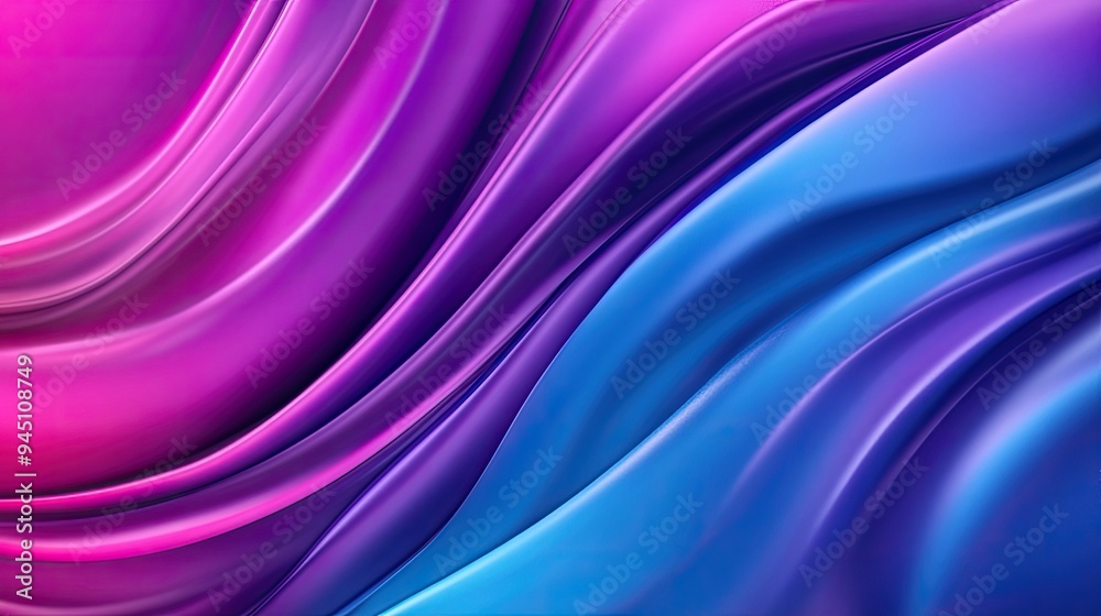 A vibrant wave of colorful textures with smooth transitions between purple and blue, perfect for modern design backgrounds. A vibrant wave of colorful textures with smooth transitions between purple and blue, perfect for modern design backgrounds.