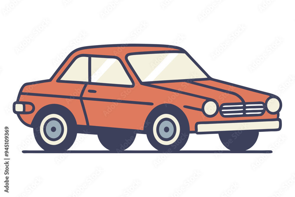 Modern Car Drawing Vector Art: Perfect for Any Design Modern Car Drawing Vector Art: Perfect for Any Design