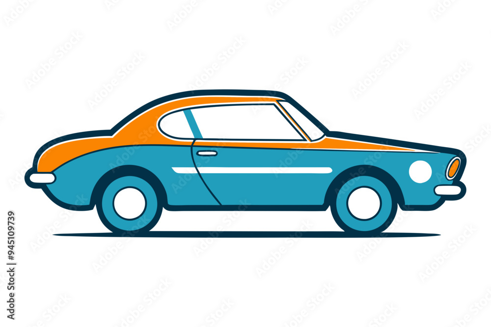 Stylish Car Drawing Vector Graphics for Creative Use Stylish Car Drawing Vector Graphics for Creative Use