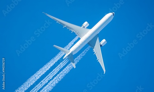 Wallpaper Mural Jet plane in flight.  Torontodigital.ca