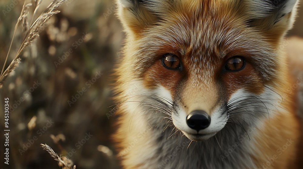 Red Fox Close-up Portrait Red Fox Close-up Portrait