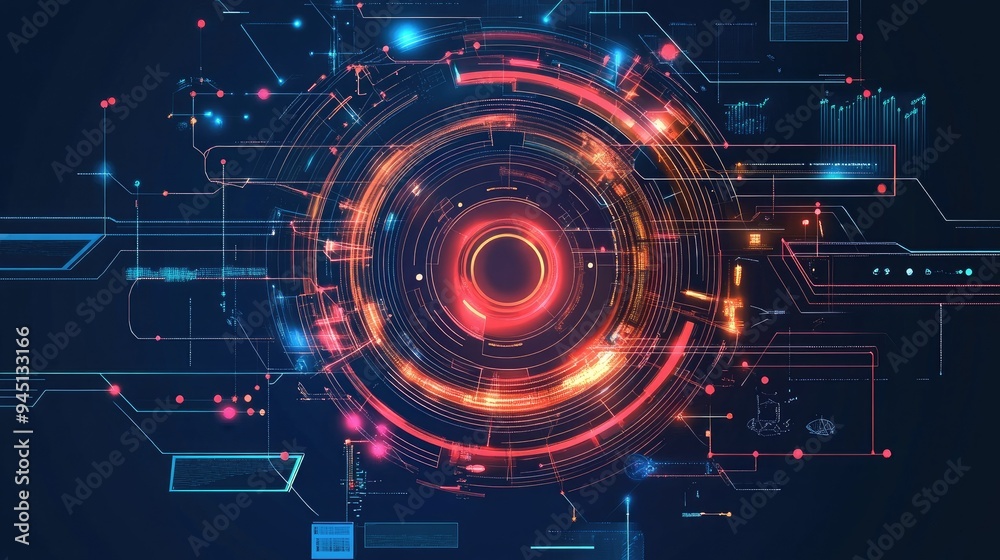 online internet digital background illustration technology web