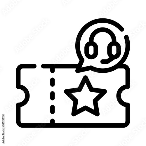 ticket line icon