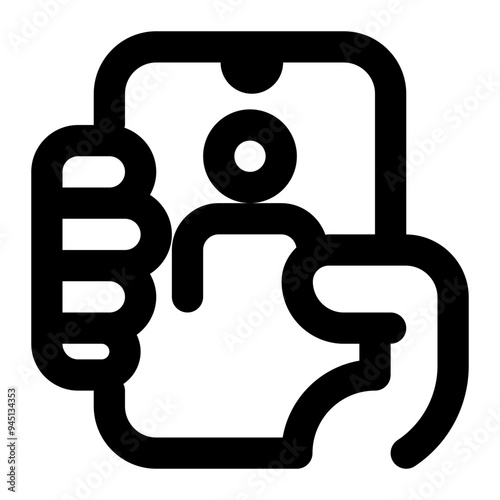 selfie, portrait, self photo, self portrait, photography outline icon