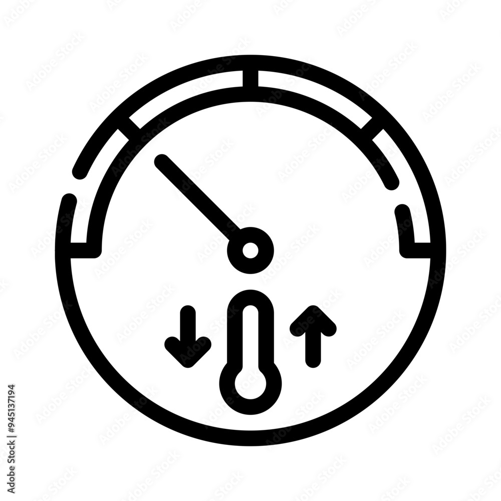 temperature line icon temperature line icon