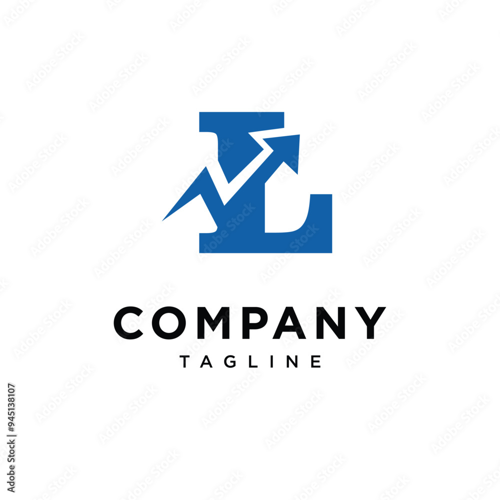 Letter L Finance Logo icon vector Letter L Finance Logo icon vector