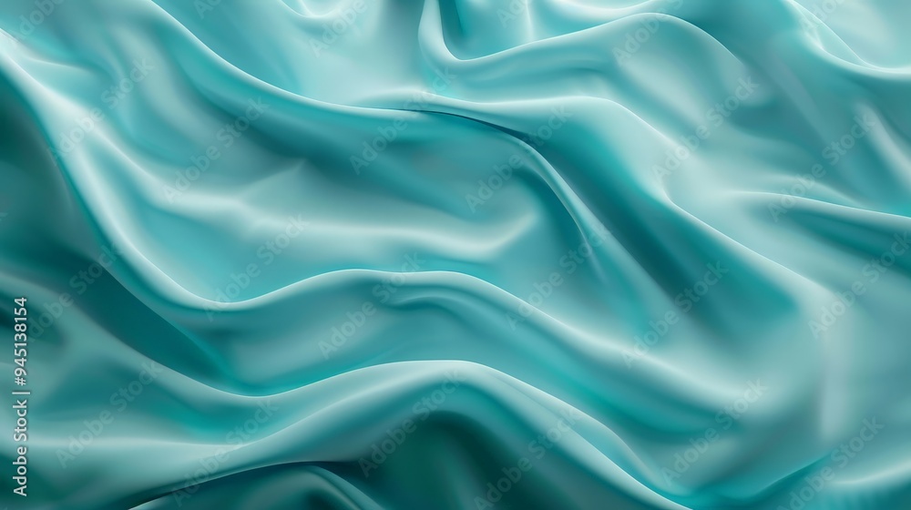 custom made wallpaper toronto digitalA smooth, turquoise blue background with a subtle wave texture, adding a sense of fluidity