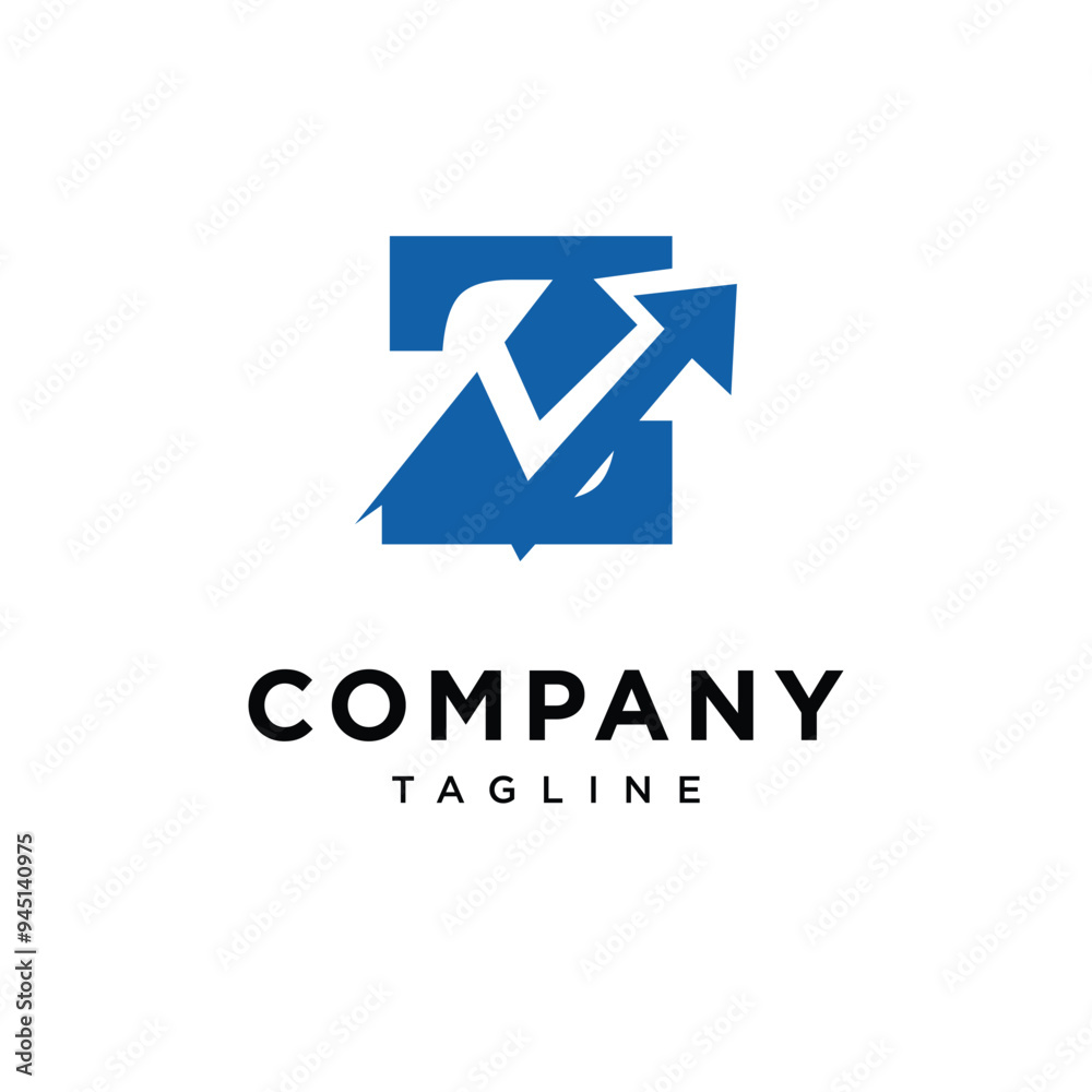 Letter Z Finance Logo icon vector Letter Z Finance Logo icon vector