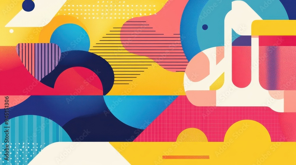 Dive into a retro vibe with sinspired abstract backgrounds, perfect for that nostalgic aesthetic and colorful flair.