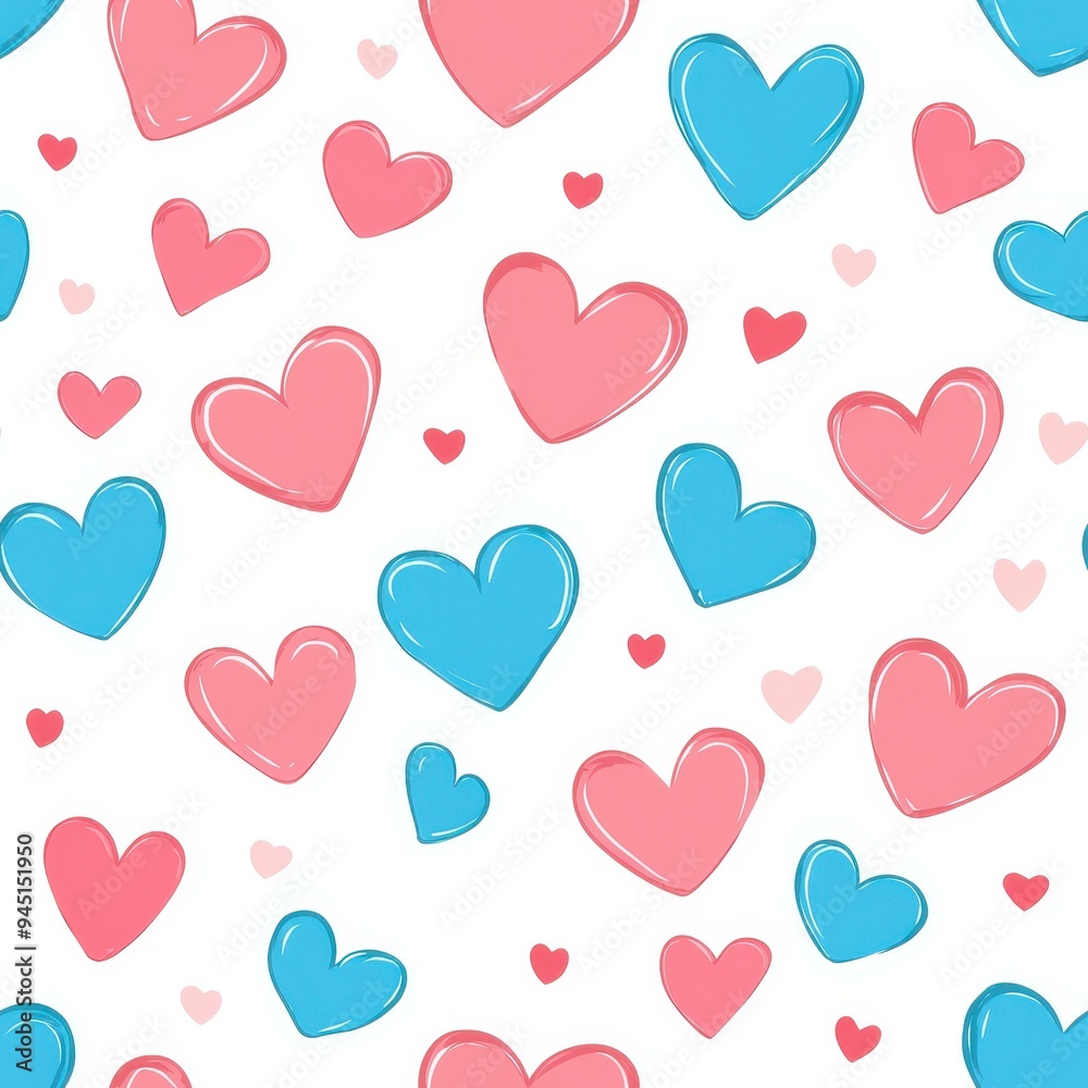 Discover a unique blend of minimalism and love in this stock pattern, featuring soft colors and heart motifs for a fresh vibe. Discover a unique blend of minimalism and love in this stock pattern, featuring soft colors and heart motifs for a fresh vibe.