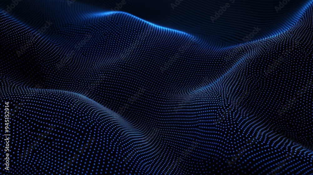 Dive into a modern 3D abstract design with a dark blue palette, featuring a captivating dot pattern and tech vibes. Dive into a modern 3D abstract design with a dark blue palette, featuring a captivating dot pattern and tech vibes.